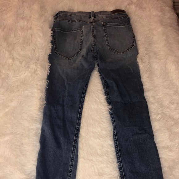 Hollister Skinny Jeans 23 Lace Up Detail - Picture 3 of 6